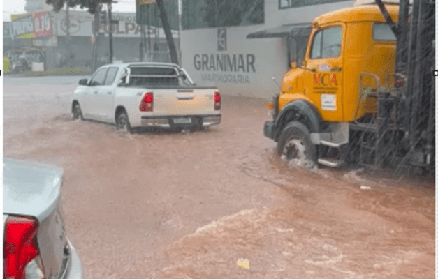 Forte chuva provoca alagamentos em diversos pontos de Goiânia Portal