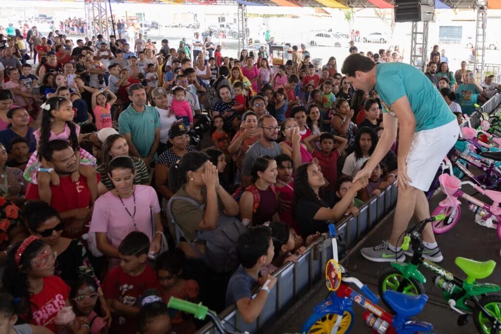 Aparecida terá festa gratuita para crianças com brinquedos, shows e sorteio de bicicletas
