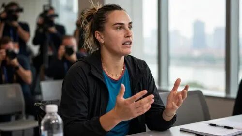 Aryna Sabalenka revela ter segredo para superar crise antes de estreia em Wuhan