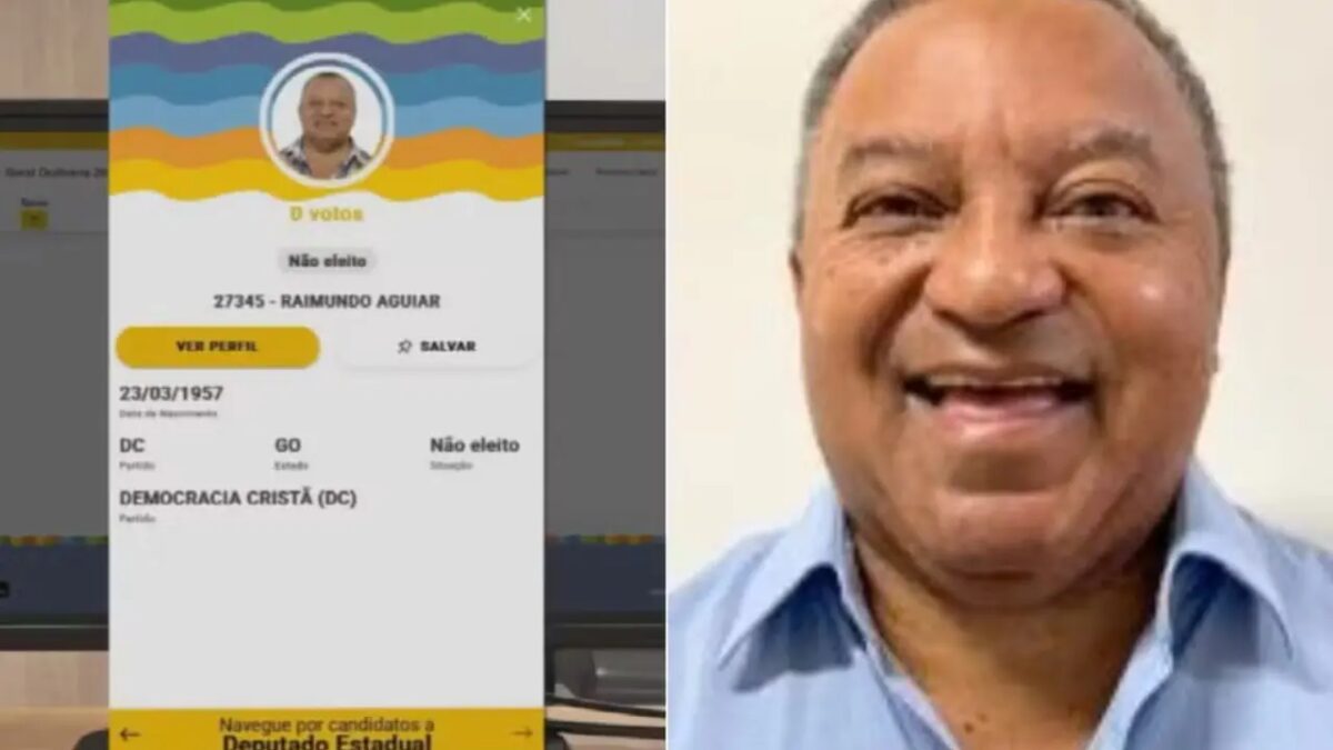 Candidato a deputado estadual em Goiás recebe zero voto: “Nem eu votei”