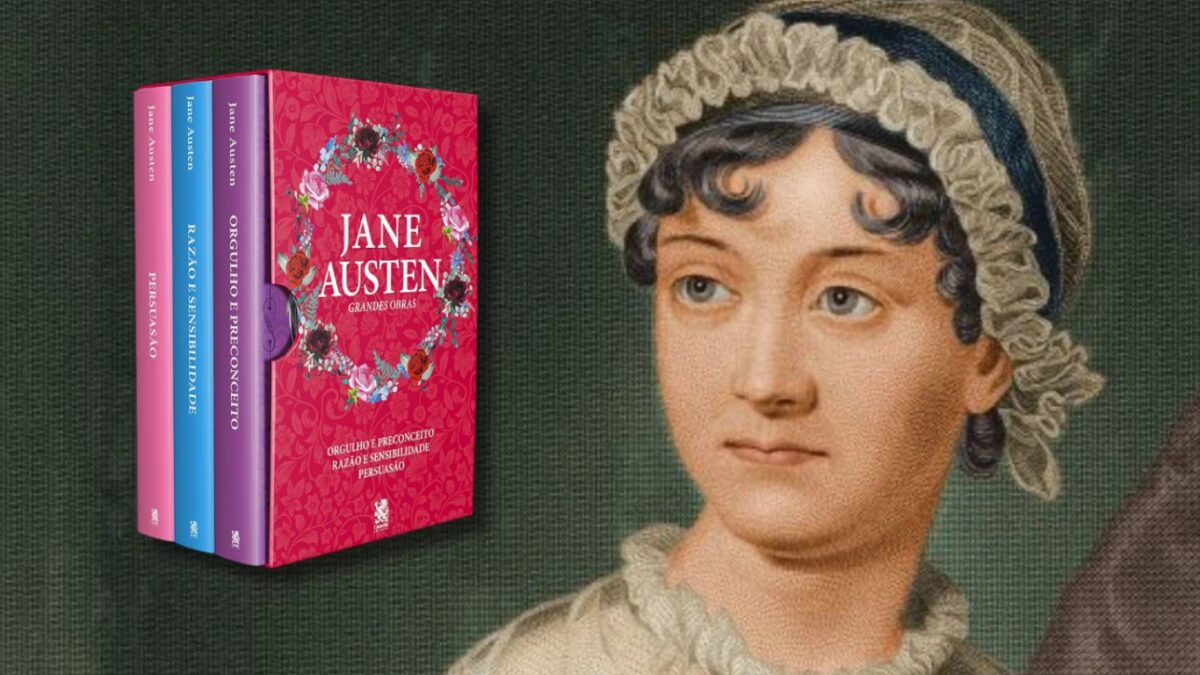 Coleção Jane Austen por até R$40! 3 principais obras da autora reunidas em uma box exclusiva com preço acessível