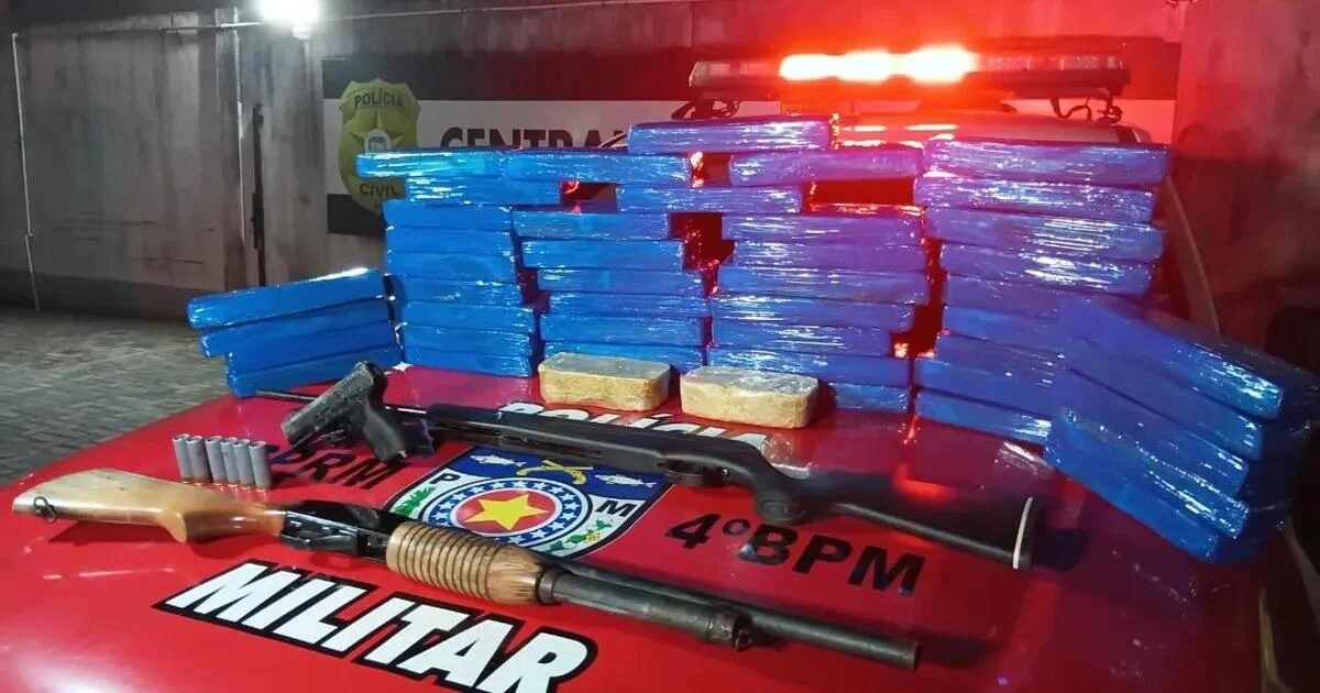 Denúncia de ameaça contra irmão leva à apreensão de 36 kg de drogas e armas em Maceió