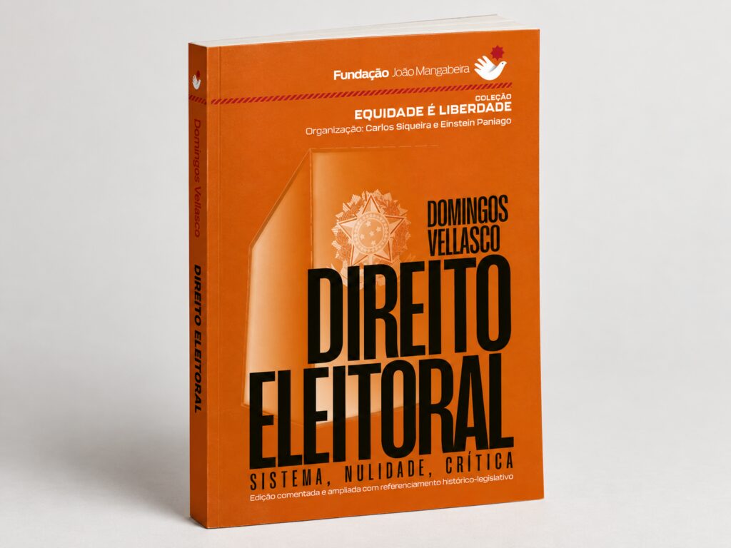Escrito há 91 anos, livro de Domingos Vellasco sobre Direito Eleitoral ganha nova edição