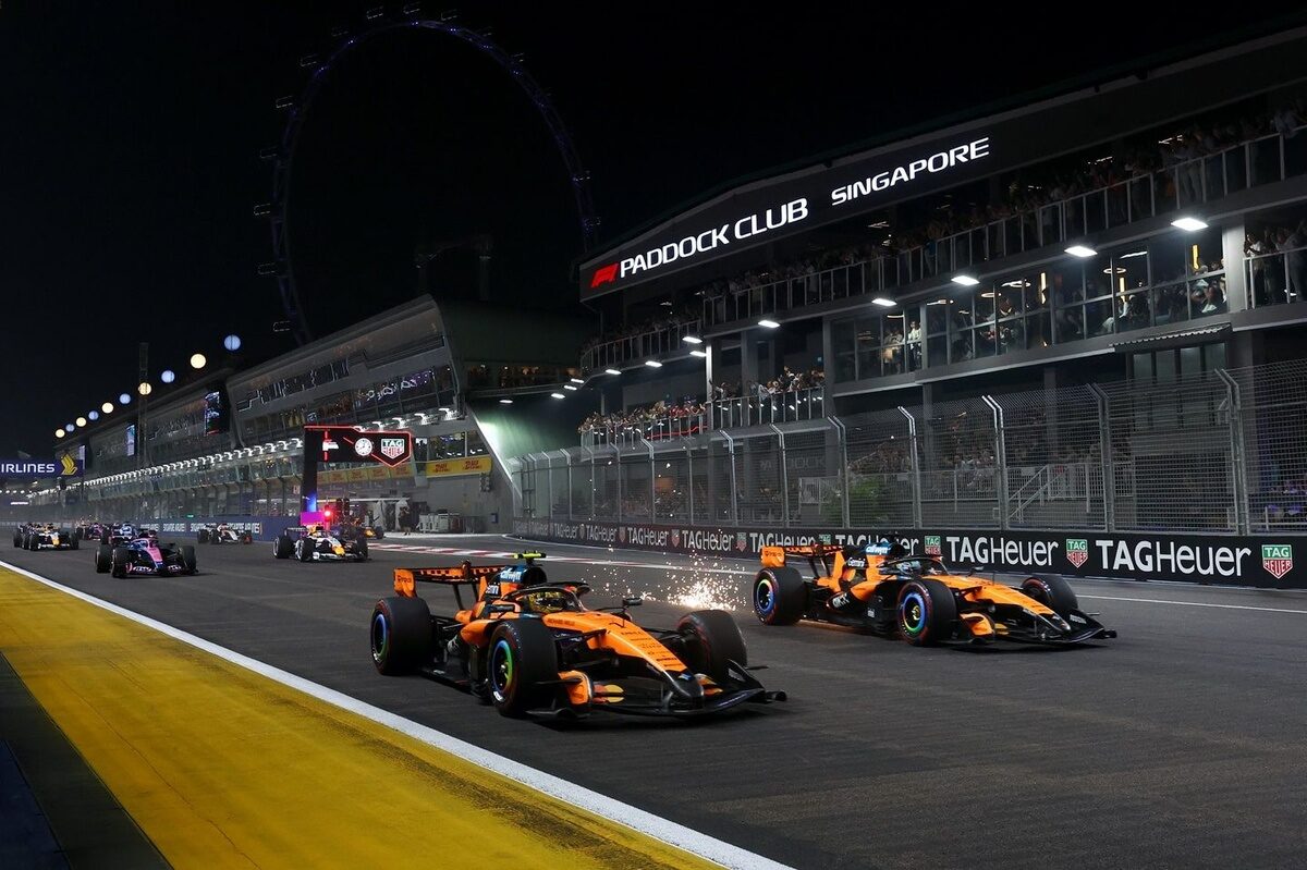 F1: McLaren toma medidas duras após batida “inaceitável” em Singapura