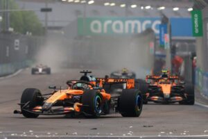 F1: Norris e Piastri se manifestam após acidente na sprint de Singapura; assista
