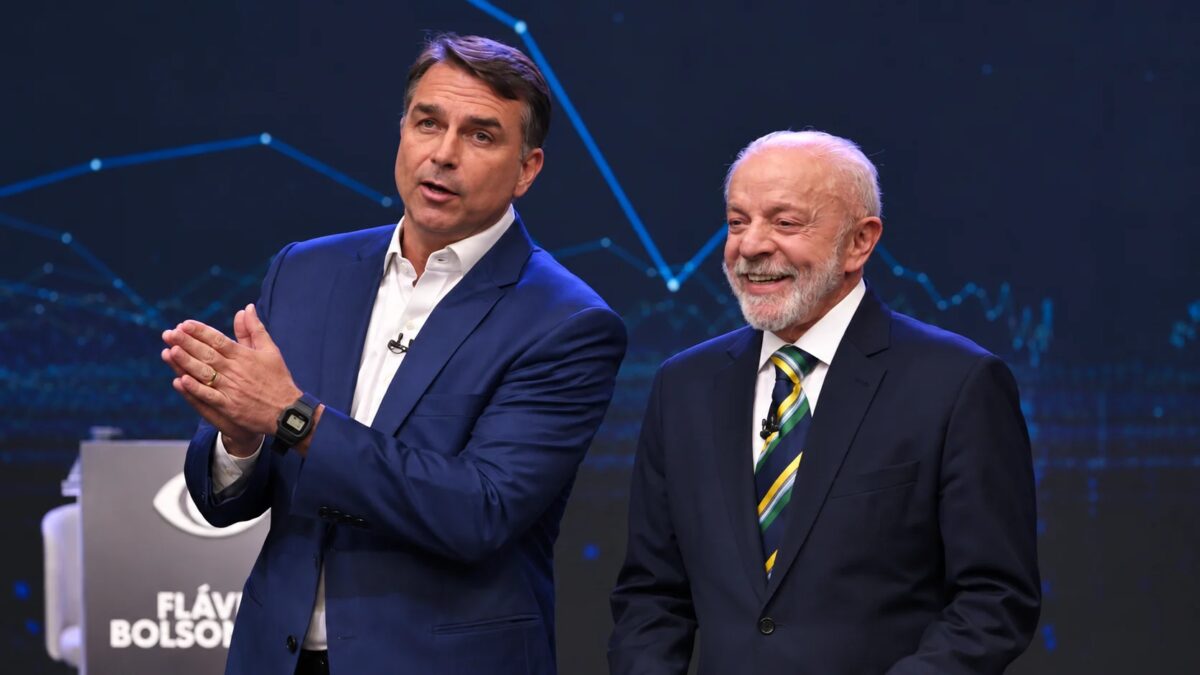 Lula e Flávio trocam acusações, expõem famílias e protagonizam debate tenso na Band