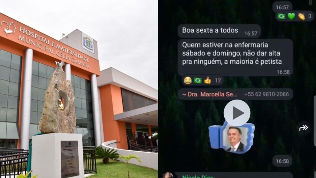 Maternidade afasta médica após mensagem para não dar alta a pacientes no fim de semana das eleições; “a maioria é petista”