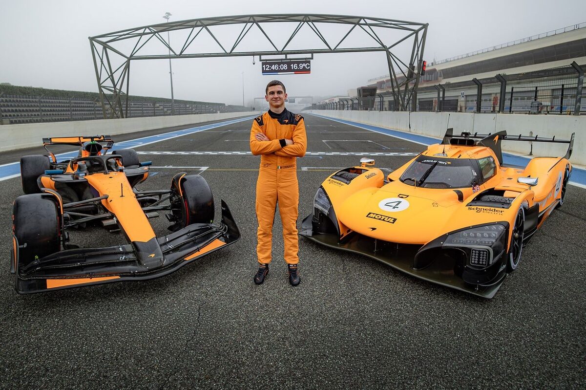 McLaren confirma Fornaroli como reserva na F1 em 2027 e titular no WEC