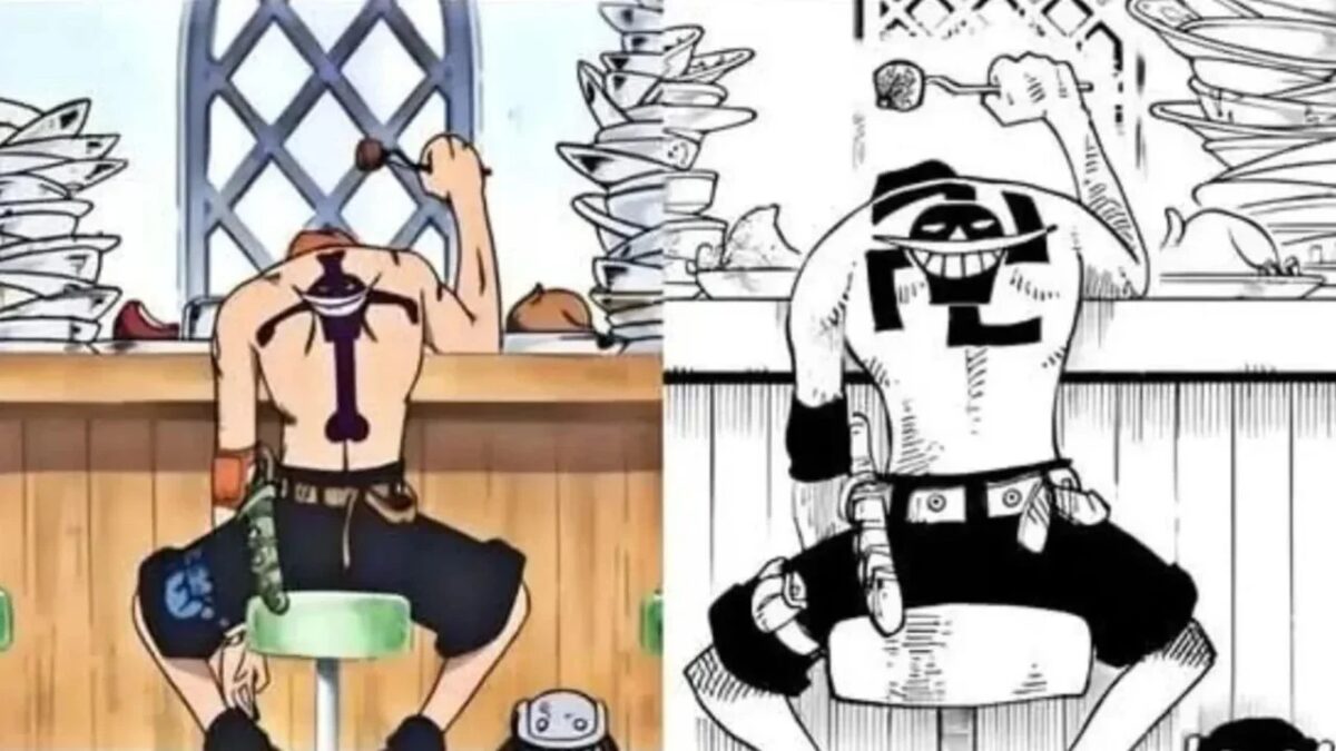 One Piece mudou uma bandeira pirata no anime porque era, muito obviamente, uma suástica