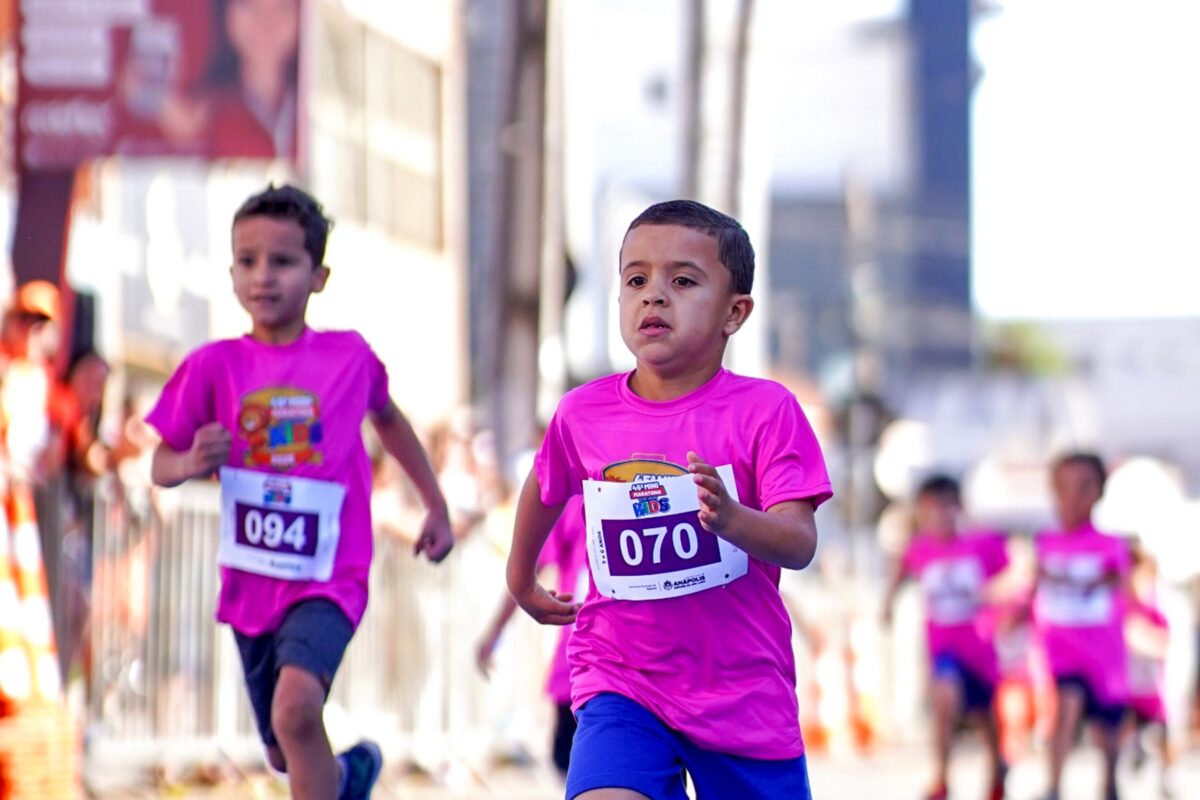 Retirada das camisetas para Kids Run deverá ser realizada entre às 15h e 16h deste sábado (10)